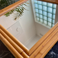 Vintage Bamboo Mirror