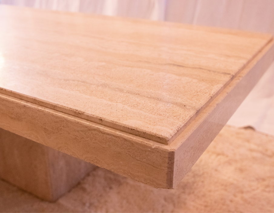 Travertine Coffee Table