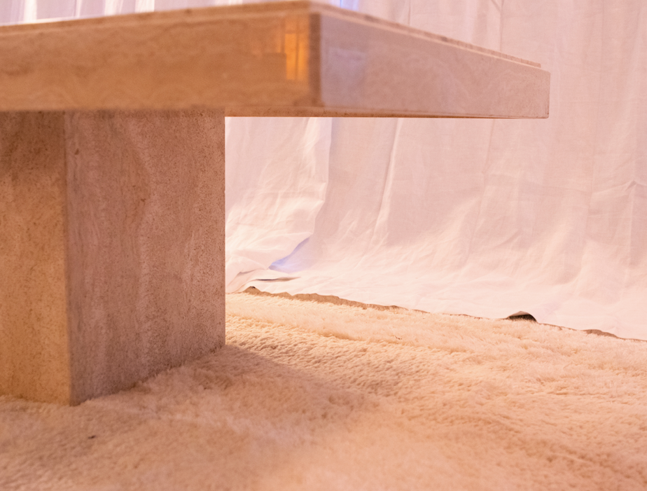 Travertine Coffee Table
