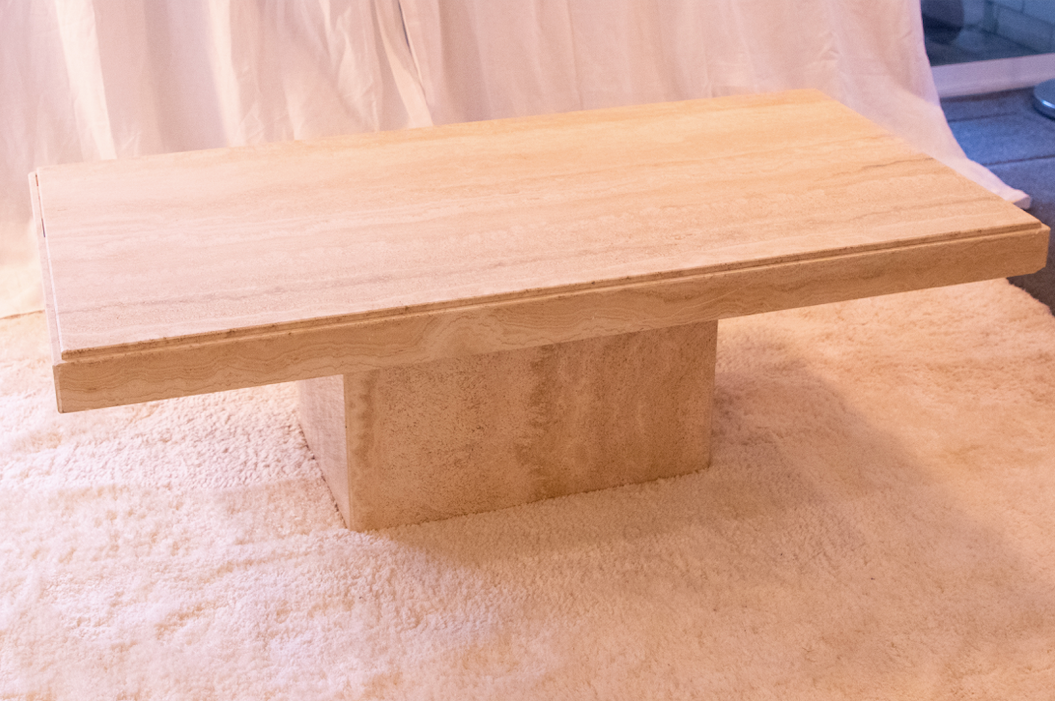 Travertine Coffee Table