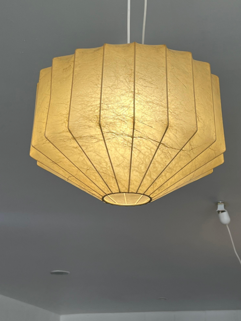 - Italian Cocoon Pendant Lamp by Achille and Pier Giacomo Castiglioni, 1960