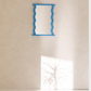 Knot Studio Wavy Wall Mirror COBALT BLUE
