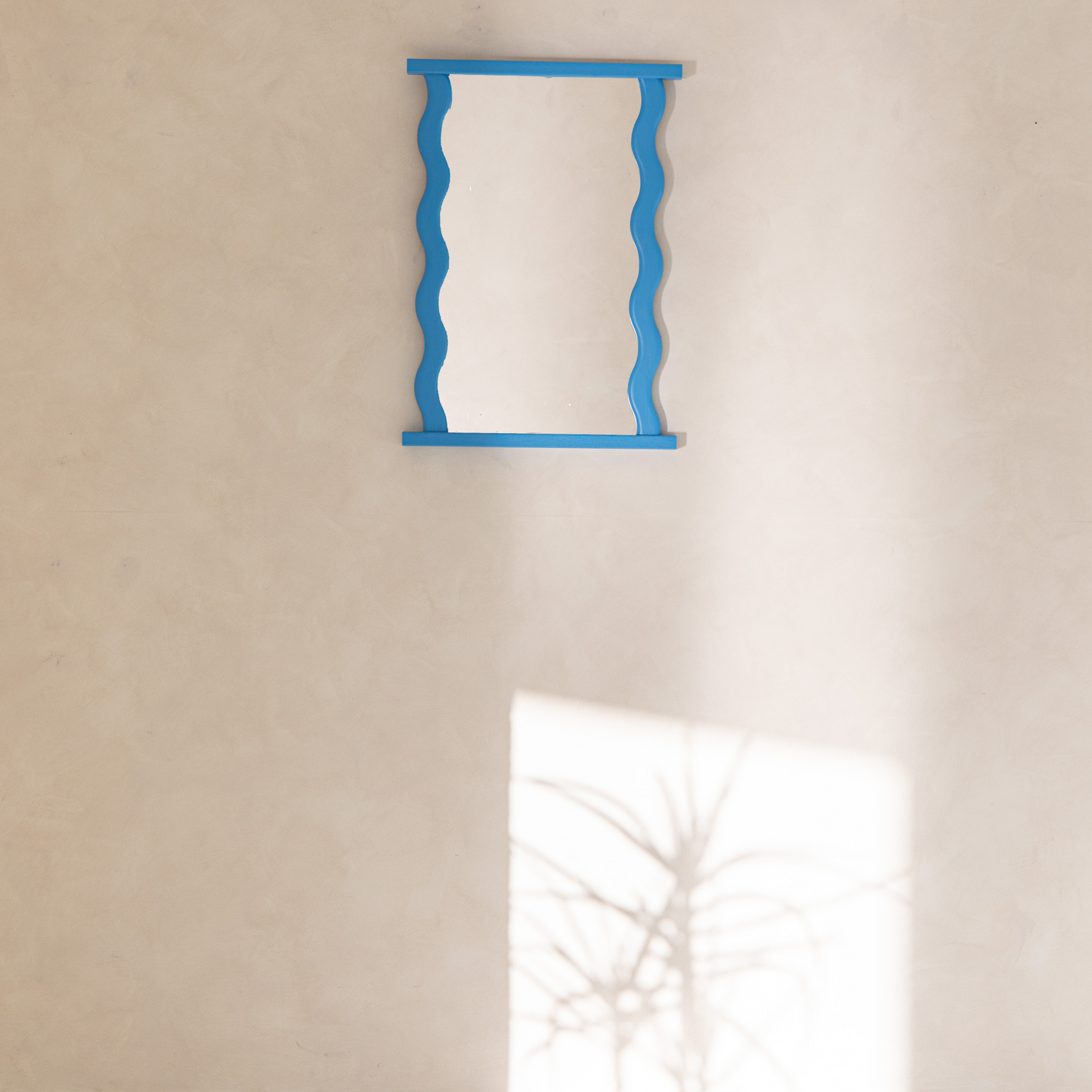 Knot Studio Wavy Wall Mirror COBALT BLUE