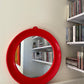 - Round Mod Plastic Mirror - Red
