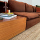 - Vintage Chiswell Six Piece Velvet Modular Sofa
