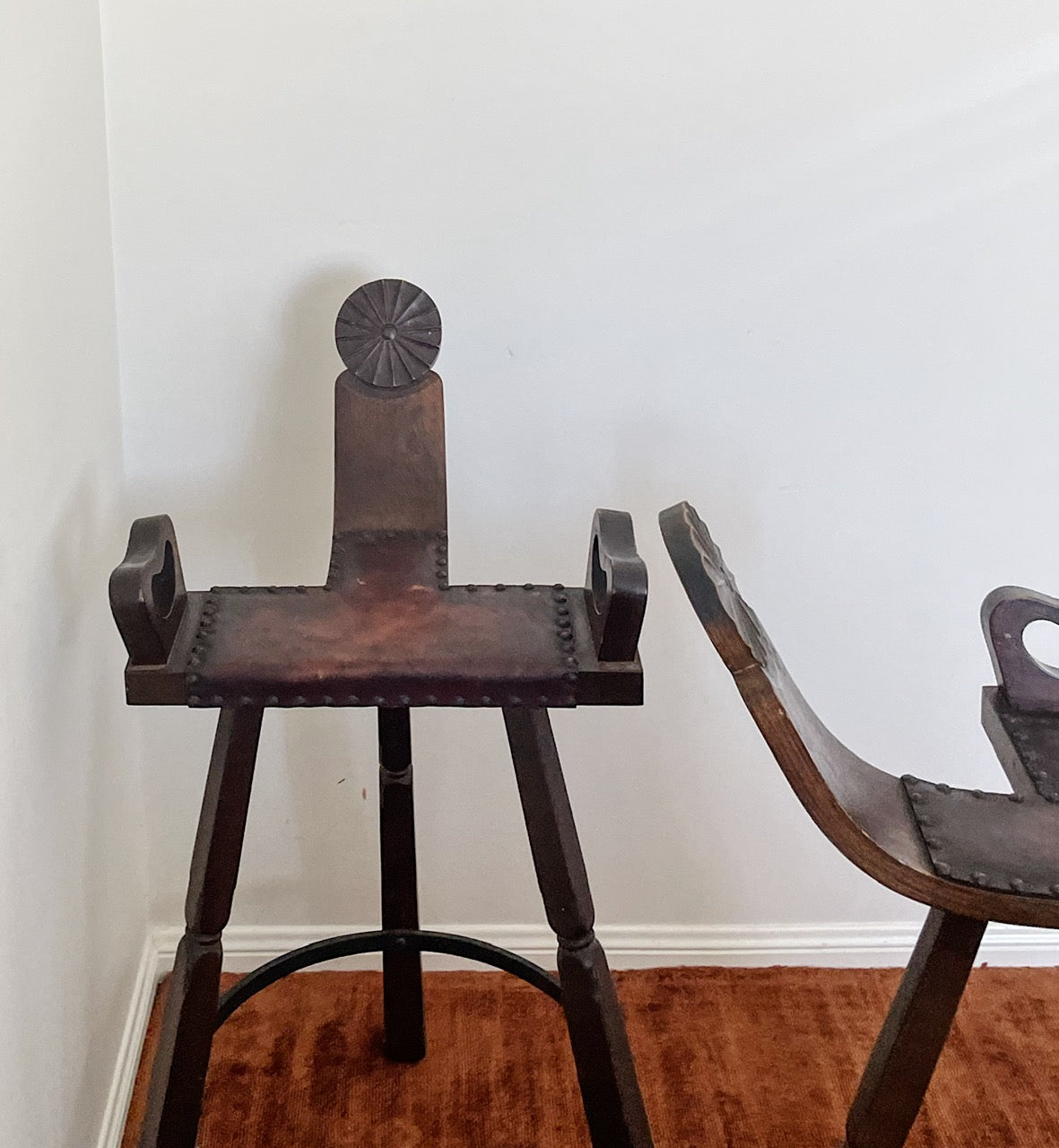 - Vintage Marbella Stools - Two Available