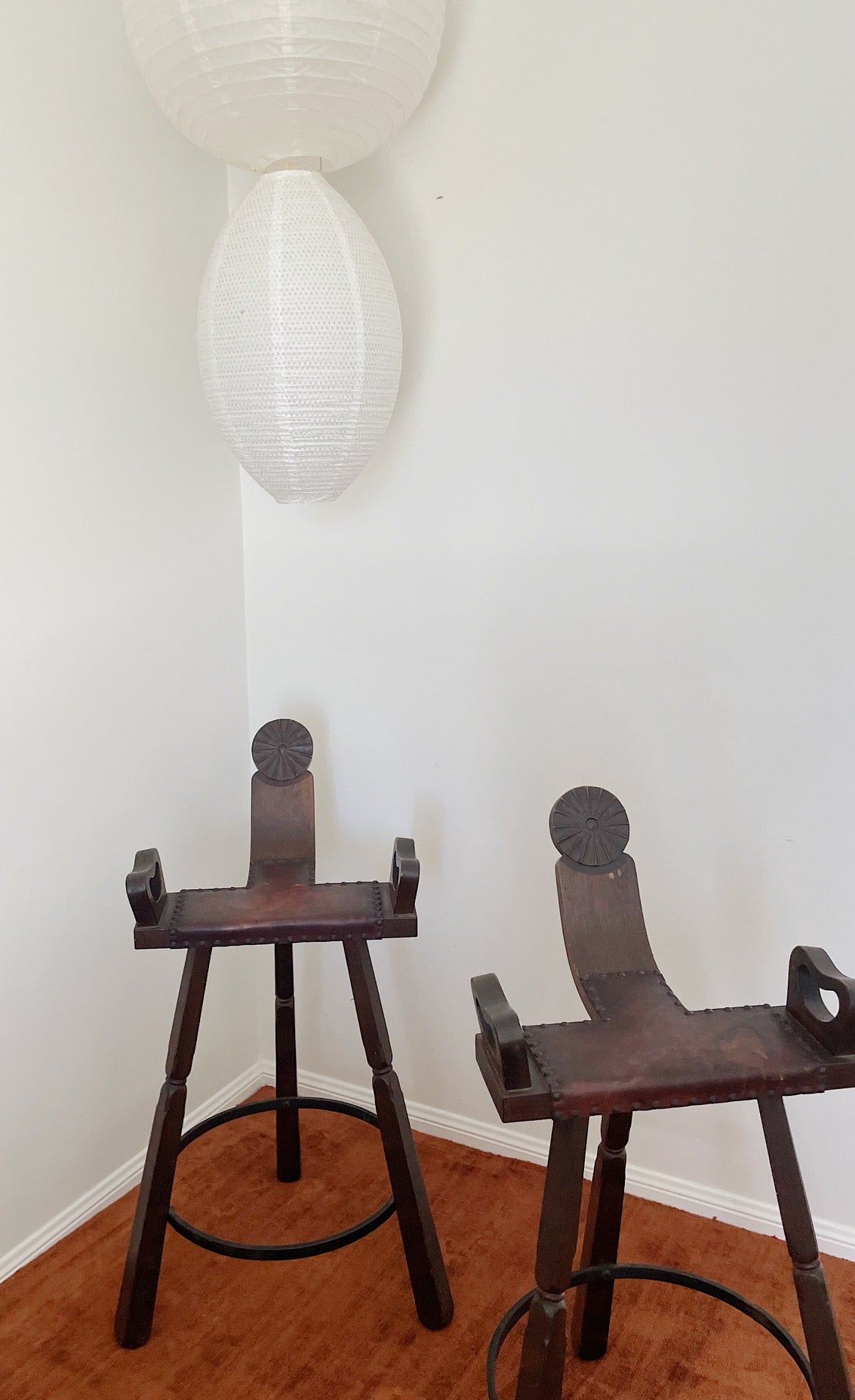 - Vintage Marbella Stools - Two Available