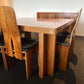 Carlo Scarpa for Bernini Ten Piece Dining Suite - Table, Chairs & Credenza