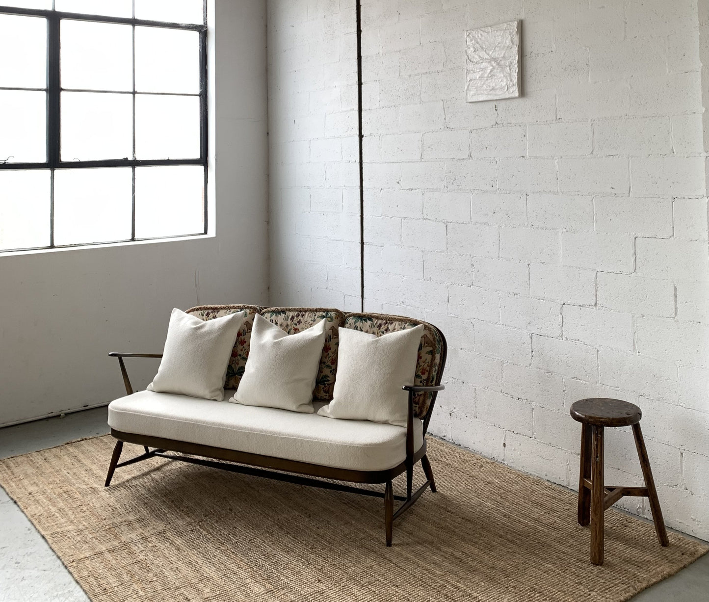 Boucle Sofa by Lucian Ercolani for Ercol (Includes Cushion Set)