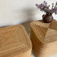 Pair of Rattan Bedside Tables