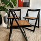Original 1960’s Aldo Jacober and Pierangela d’Aniello “Trieste” Rattan Folding Chair