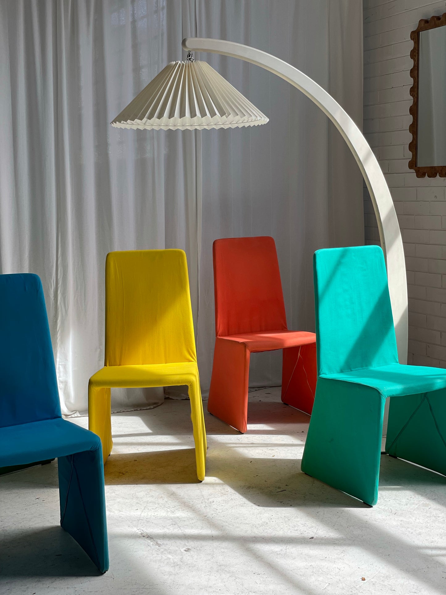 Italian Diamanté Chairs by Claudio Salocchi