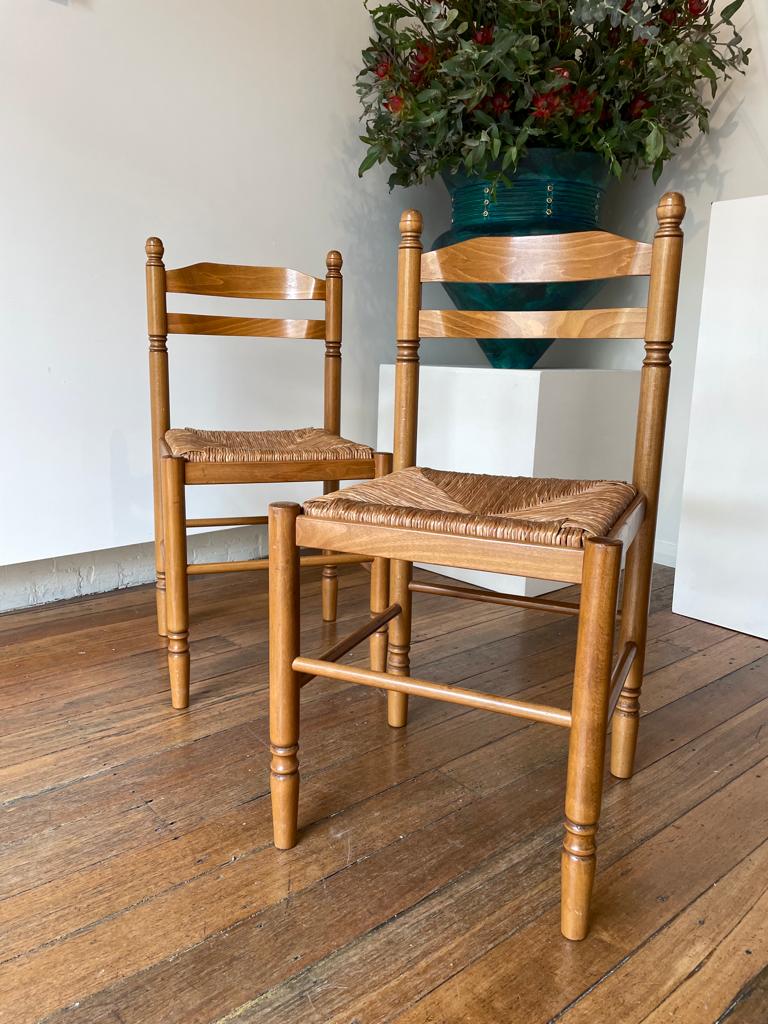 Woven Rush Dining Chairs