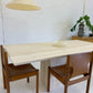 Vintage Italian Honed Travertine Dining Table