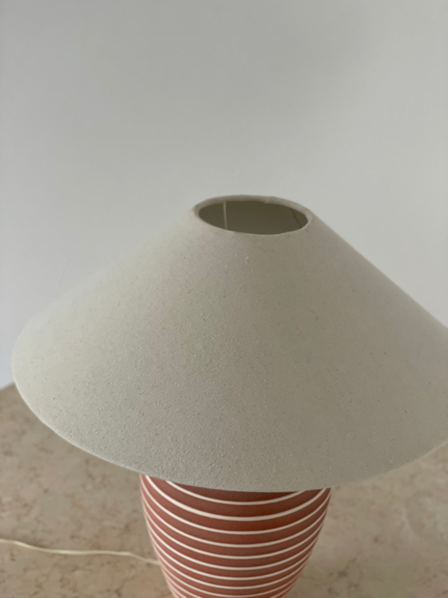 Large Terracotta Lamp