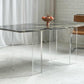 Custom Lucite Marbled Table