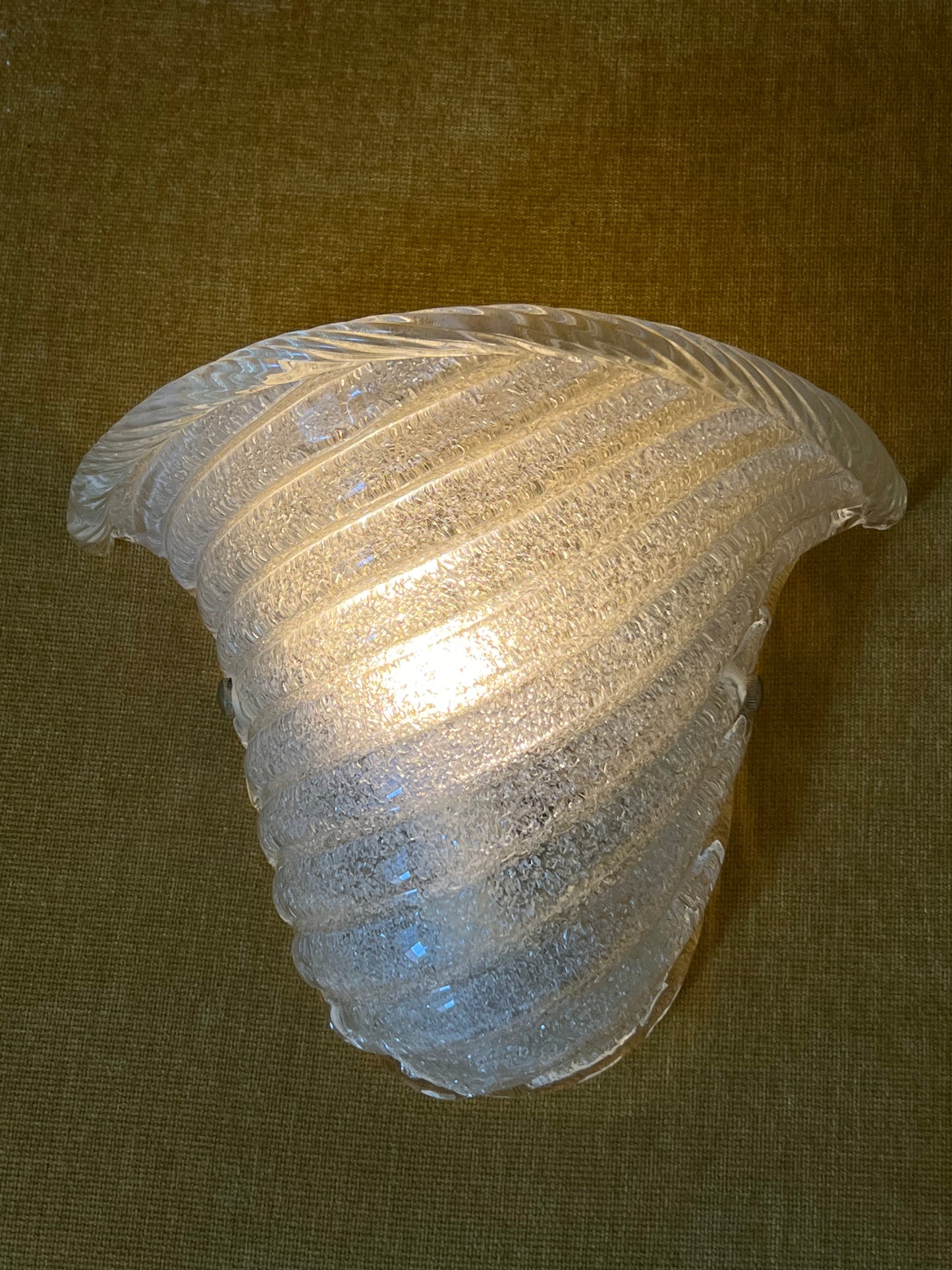 - Vintage Murano ‘Shell’ Sconce, Italy
