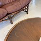 Vintage Cane + Bamboo Coffee Table