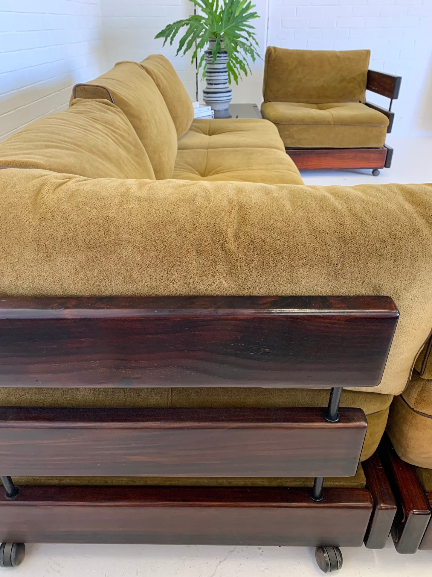 Vintage Post and Rail Modular Sofa