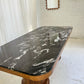 - Custom Marble & Teak Table