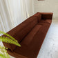 Vintage Fler Choc Velvet Modular Sofa / Bed