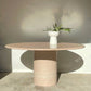 Vintage Round Marble Dining Table