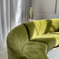 Bespoke Olive Curved Modular Sofa