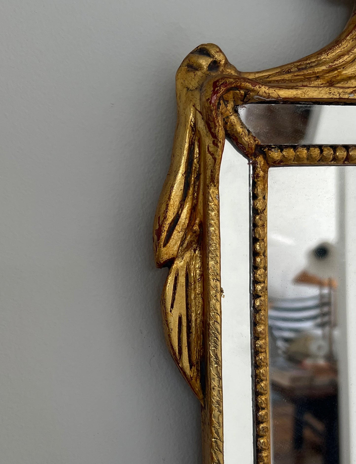 Gilded Antique Mirror, Denmark c. 1800s