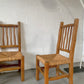 Four Wiggly Handmade Dining Chairs (Set)