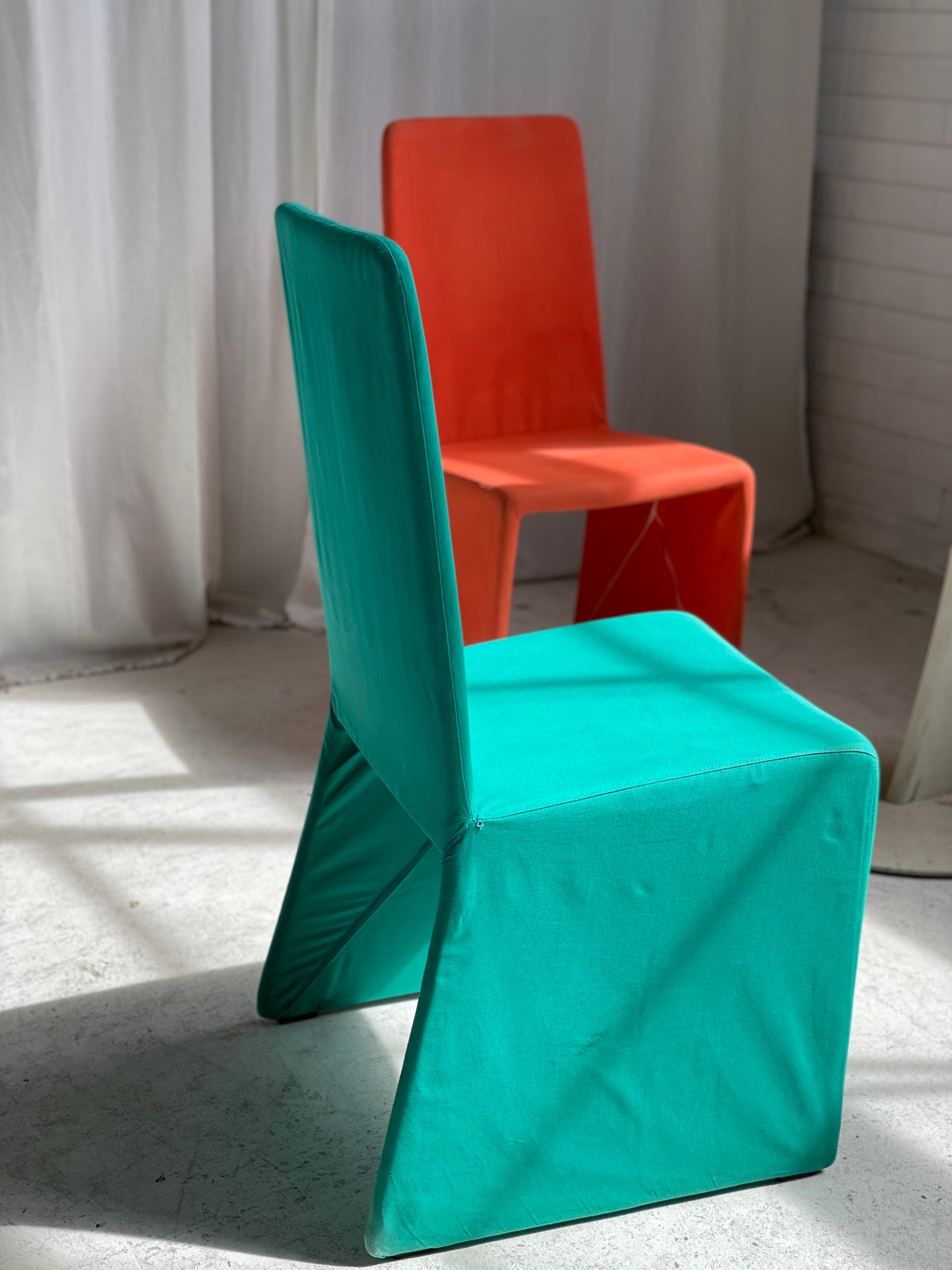 Italian Diamanté Chairs by Claudio Salocchi