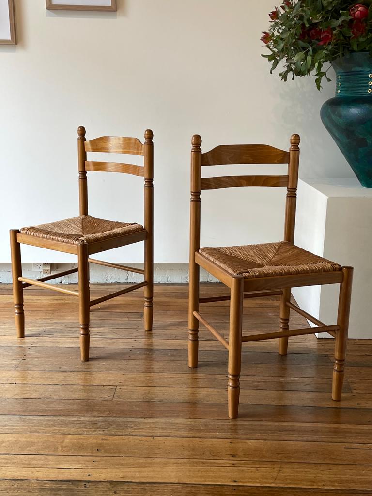 Woven Rush Dining Chairs