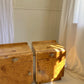 Pair of Maple Burl Bedside Tables