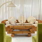 Bespoke Olive Curved Modular Sofa