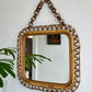 Vintage Italian Bamboo Mirror, Circa 1960’s