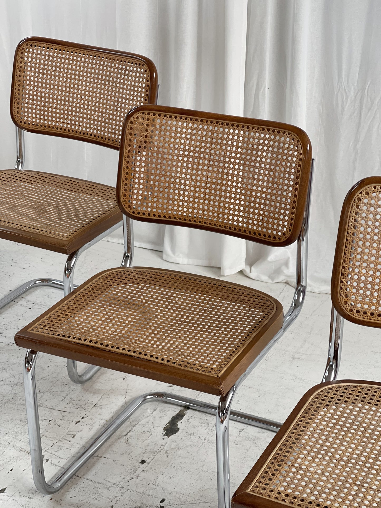 Set of Four Cesca Chairs - Made in Italy