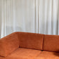 Rust Corduroy Vintage Modular Sofa