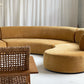 Bespoke Mustard Curvy Modular Sofa