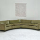 - Vintage Velvet Curved Modular Sofa