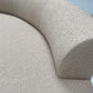 Curved Boucle Modular Sofa