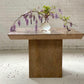 Brutalist Travertine Dining table