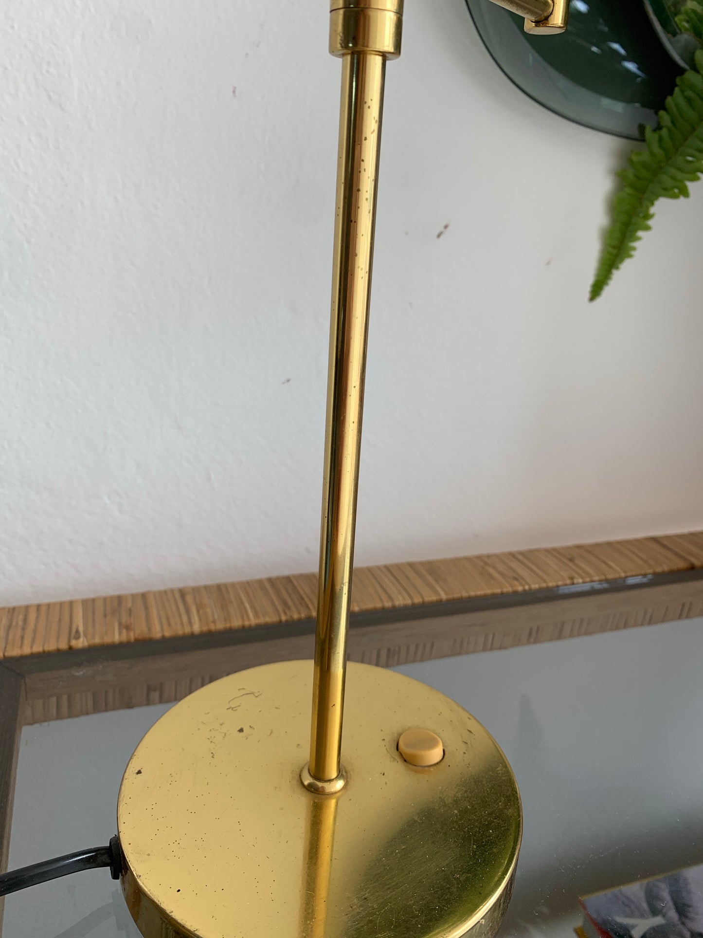 Vintage Brass Swing Lamp