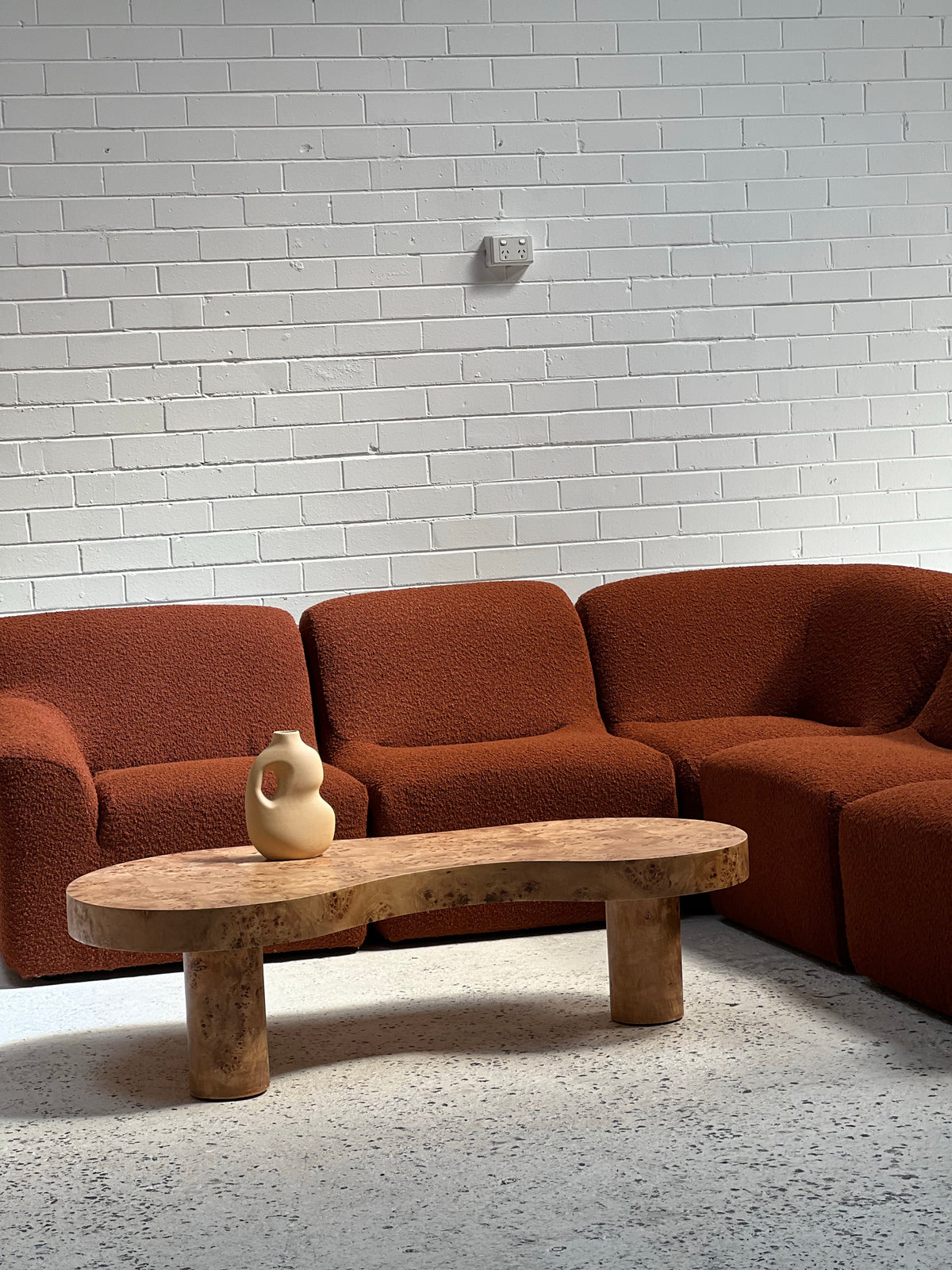 Bespoke Boucle Vintage Modular Sofa