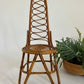 - Vintage Italian Bamboo High Back Chair