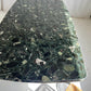 Vintage Green Palladiana Marble & Lucite Table
