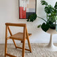 Original 1960’s Aldo Jacober and Pierangela d’Aniello “Trieste” Rattan Folding Chair
