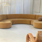 Bespoke Mustard Curvy Modular Sofa
