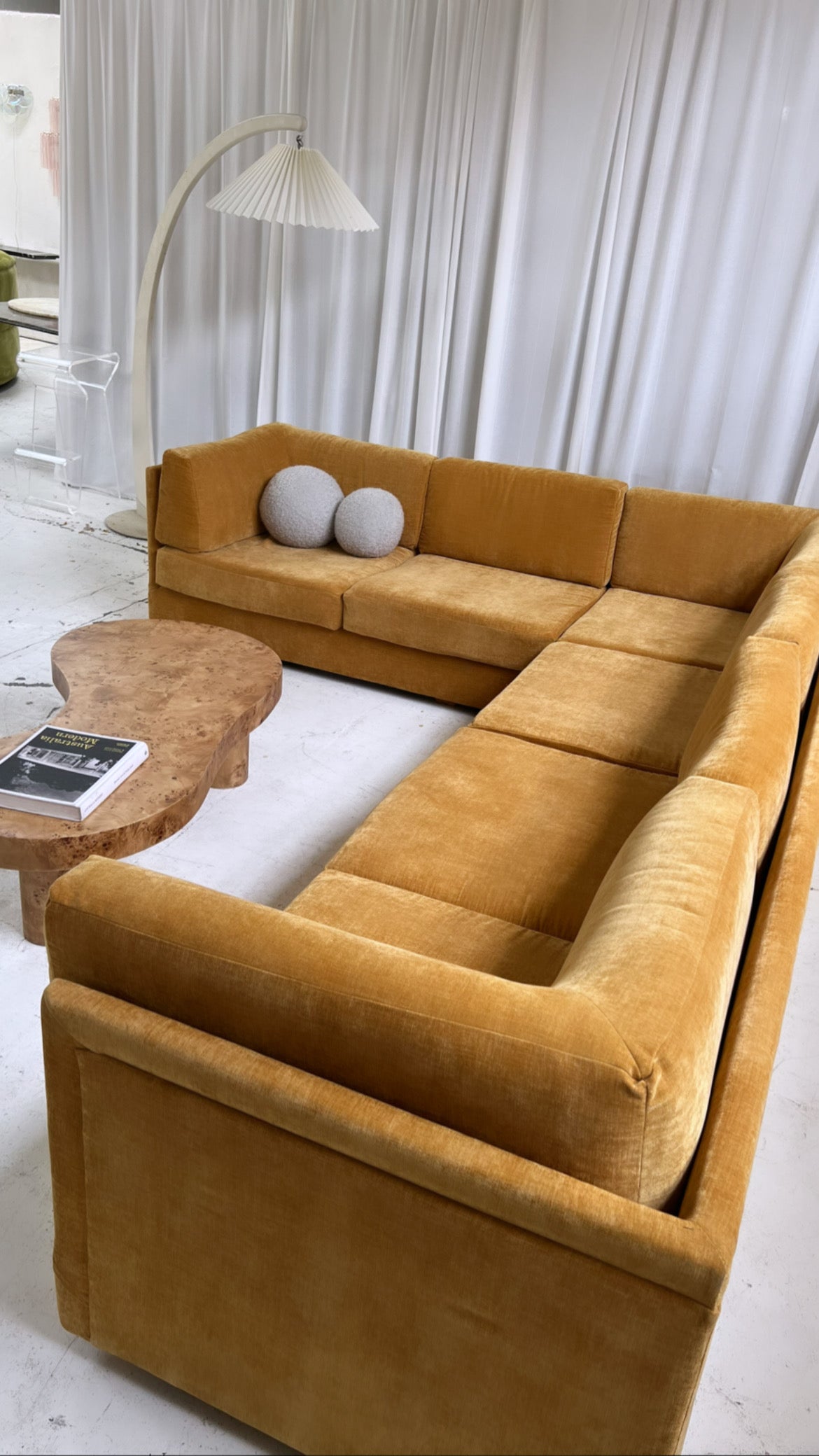 - Bespoke Mustard Modular Sofa Set