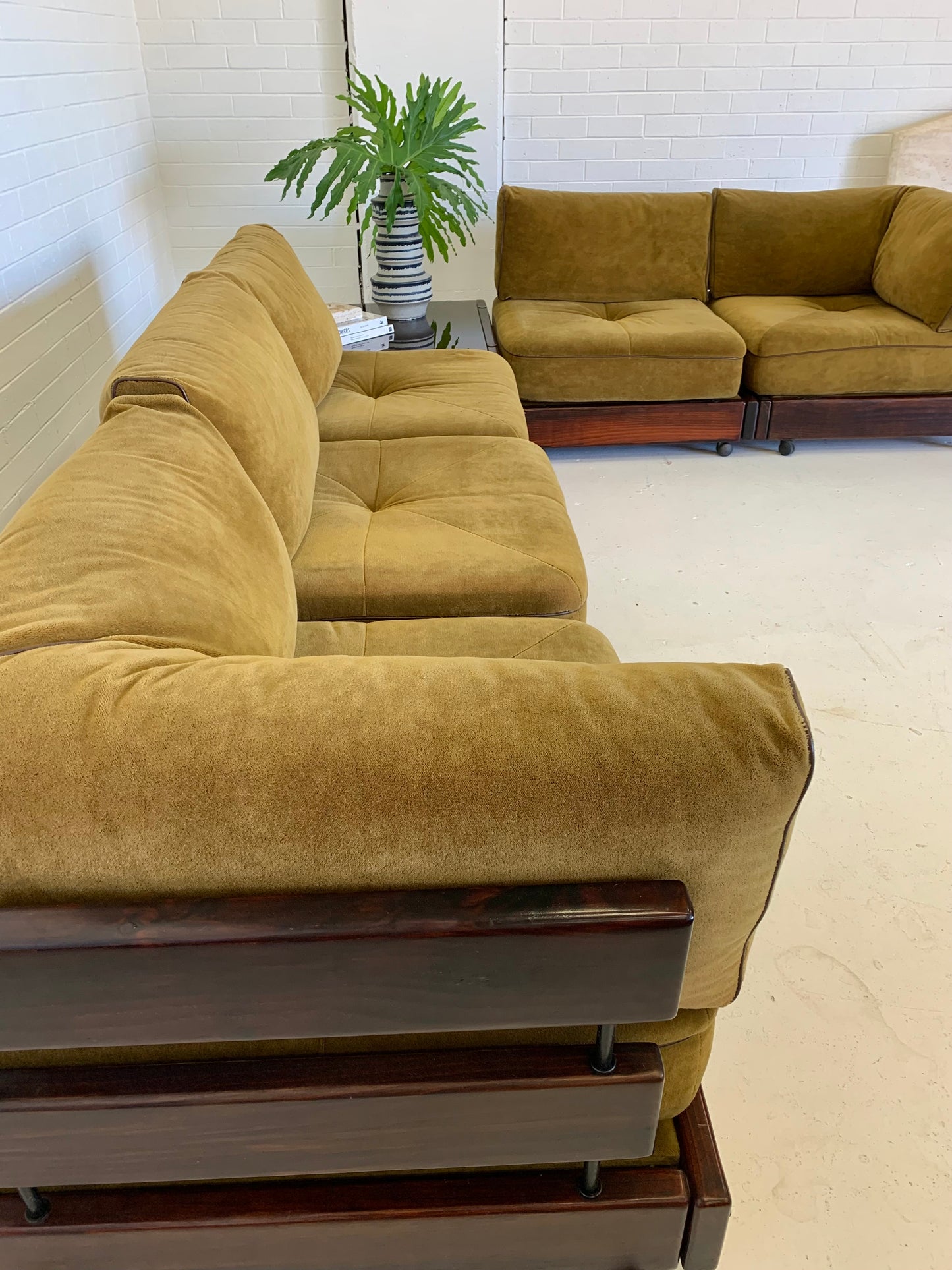 Vintage Post and Rail Modular Sofa