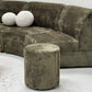 - Bespoke Green Chenille Modular Sofa Set