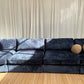 - Bespoke Curved Midnight Chenille Modular Sofa